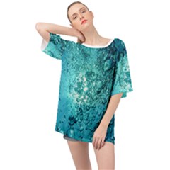 Bubbles Water Bub Oversized Chiffon Top by artworkshop