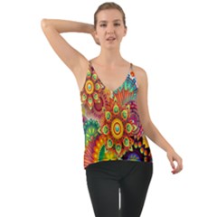 Mandalas Colorful Abstract Ornamental Chiffon Cami by artworkshop