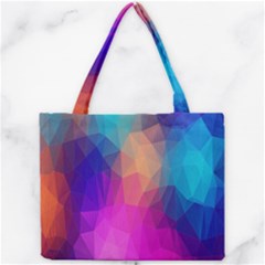 Triangles Polygon Color Mini Tote Bag by artworkshop
