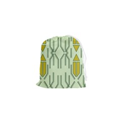 Abstract Pattern Geometric Backgrounds Drawstring Pouch (xs) by Eskimos