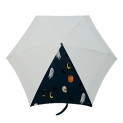 Halloween Ghost Pumpkin Bat Skull Mini Folding Umbrellas by artworkshop