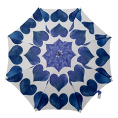 Valentin Heart  Love Hook Handle Umbrellas (large) by artworkshop