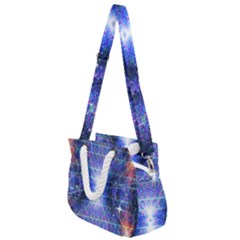Galaburst Rope Handles Shoulder Strap Bag