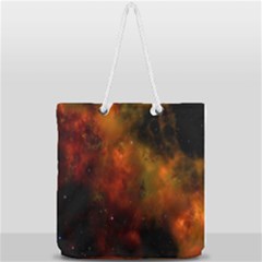 Space Science Full Print Rope Handle Tote (large) by artworkshop