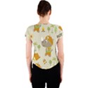 Seamless-pattern-vector-with-funny-boy-scout-scout-day-background Crew Neck Crop Top View2