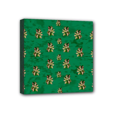 Water Lilies In The Soft Clear Warm Tropical Sea Mini Canvas 4  X 4  (stretched) by pepitasart