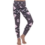 Abstract pattern geometric backgrounds Kids  Lightweight Velour Classic Yoga Leggings