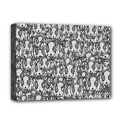 Sketchy Monster Insect Drawing Motif Pattern Deluxe Canvas 16  X 12  (stretched)  by dflcprintsclothing