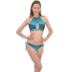 Artwork Art Kids Cross Front Halter Bikini Set by artworkshop