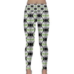 Hackers Town Void Mantis Hexagon Agender Pride Flag Lightweight Velour Classic Yoga Leggings by WetdryvacsLair