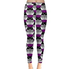 Hackers Town Void Mantis Hexagon Asexual Ace Pride Flag Inside Out Leggings by WetdryvacsLair