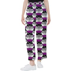 Hackers Town Void Mantis Hexagon Asexual Ace Pride Flag Women s Pants  by WetdryvacsLair