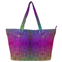 Stained Glass Full Print Shoulder Bag by Thespacecampers