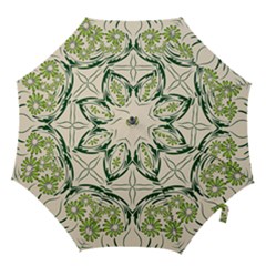 Folk Flowers Print Floral Pattern Ethnic Art Hook Handle Umbrellas (large) by Eskimos