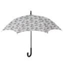 Robot Dog Drawing Motif Pattern Hook Handle Umbrellas (Large) View3