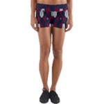 Christmas-seamless-knitted-pattern-background 004 Yoga Shorts