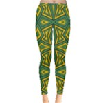 Abstract pattern geometric backgrounds Inside Out Leggings