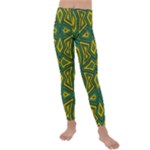 Abstract pattern geometric backgrounds Kids  Lightweight Velour Leggings
