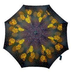  Raindrops Window Glass Hook Handle Umbrellas (large) by artworkshop