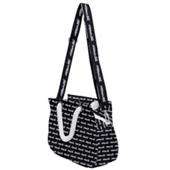 Be Wild Text Motif Pattern Rope Handles Shoulder Strap Bag by dflcprintsclothing