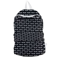 Be Wild Text Motif Pattern Foldable Lightweight Backpack by dflcprintsclothing