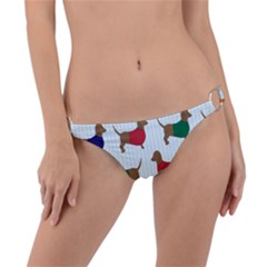 Dachshund Ring Detail Bikini Bottom