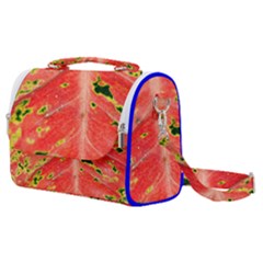 Aglonema Leaf Plant Pattern Flora Satchel Shoulder Bag by Amaryn4rt