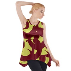 Illustration Art Pattern Design Painting- Side Drop Tank Tunic