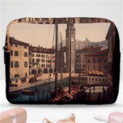  The Harbor, Riva, Lake Garda, Italy 1890-1900 Make Up Pouch (large) by ConteMonfrey