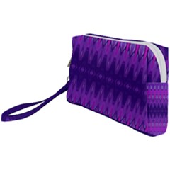 Illustration Purple Abstract Wallpaper Pattern Abstract Wristlet Pouch Bag (small) by Sudhe