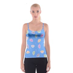 Illustration Seashell Clam Pattern Art Design Spaghetti Strap Top