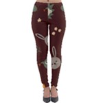 Rabbits, Owls And Cute Little Porcupines Lightweight Velour Leggings Rabbits, Owls And Cute Little Porcupines Lightweight Velour Leggings