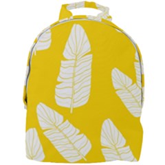 Yellow Banana Leaves Mini Full Print Backpack by ConteMonfrey