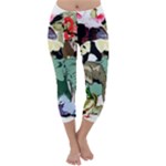 Zoo-animals-peacock-lion-hippo Capri Winter Leggings 