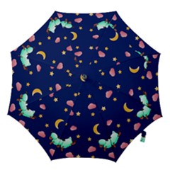 Sleepy Sheep Star And Moon Hook Handle Umbrellas (large) by danenraven