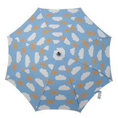 Sun And Clouds  Hook Handle Umbrella (large) by ConteMonfreyShop