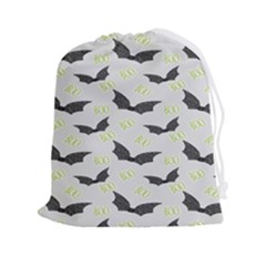 Boo! Bat Rain - Halloween Decor  Drawstring Pouch (2xl) by ConteMonfrey