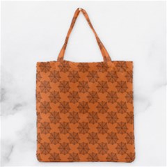 Halloween Black Orange Spider Web   Grocery Tote Bag by ConteMonfrey