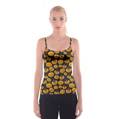 Jack O Lantern  Spaghetti Strap Top by ConteMonfrey