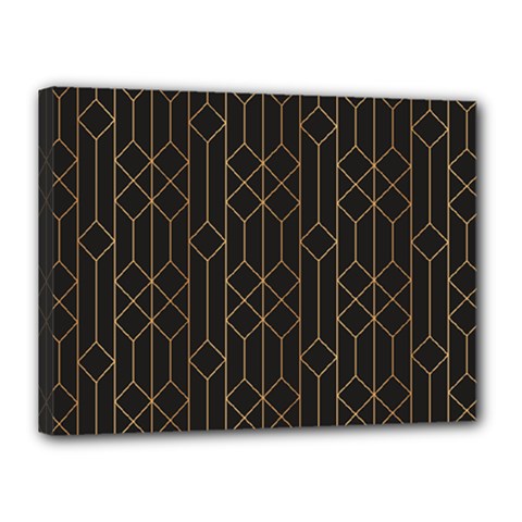 Illustrations Art Geometric Pattern Canvas 16  X 12  (stretched)