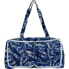 Butterflies Motif Collage Pattern Multi Function Bag by dflcprintsclothing
