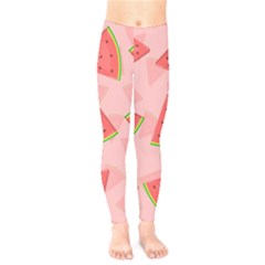 Background Watermelon Pattern Fruit Kids  Leggings
