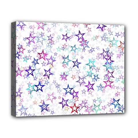 Christmasstars Deluxe Canvas 20  X 16  (stretched) by kyorashop23