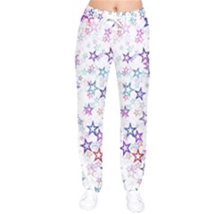 Christmasstars Women Velvet Drawstring Pants by kyorashop23