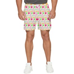 Geometric Shape Pattern Shapes Men s Runner Shorts by Wegoenart
