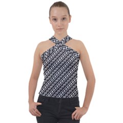 Hd-wallpaper Cross Neck Velour Top by nateshop