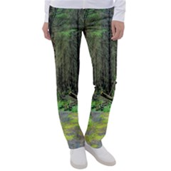 Forest Woods Nature Landscape Tree Women s Casual Pants by Celenk