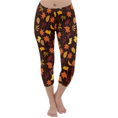 Thanksgiving Capri Winter Leggings 