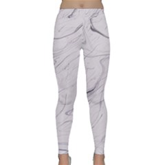 Marble Background Marble Pattern Classic Yoga Leggings by Ravend