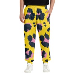 Leopard-print-seamless-pattern Men s Elastic Waist Pants